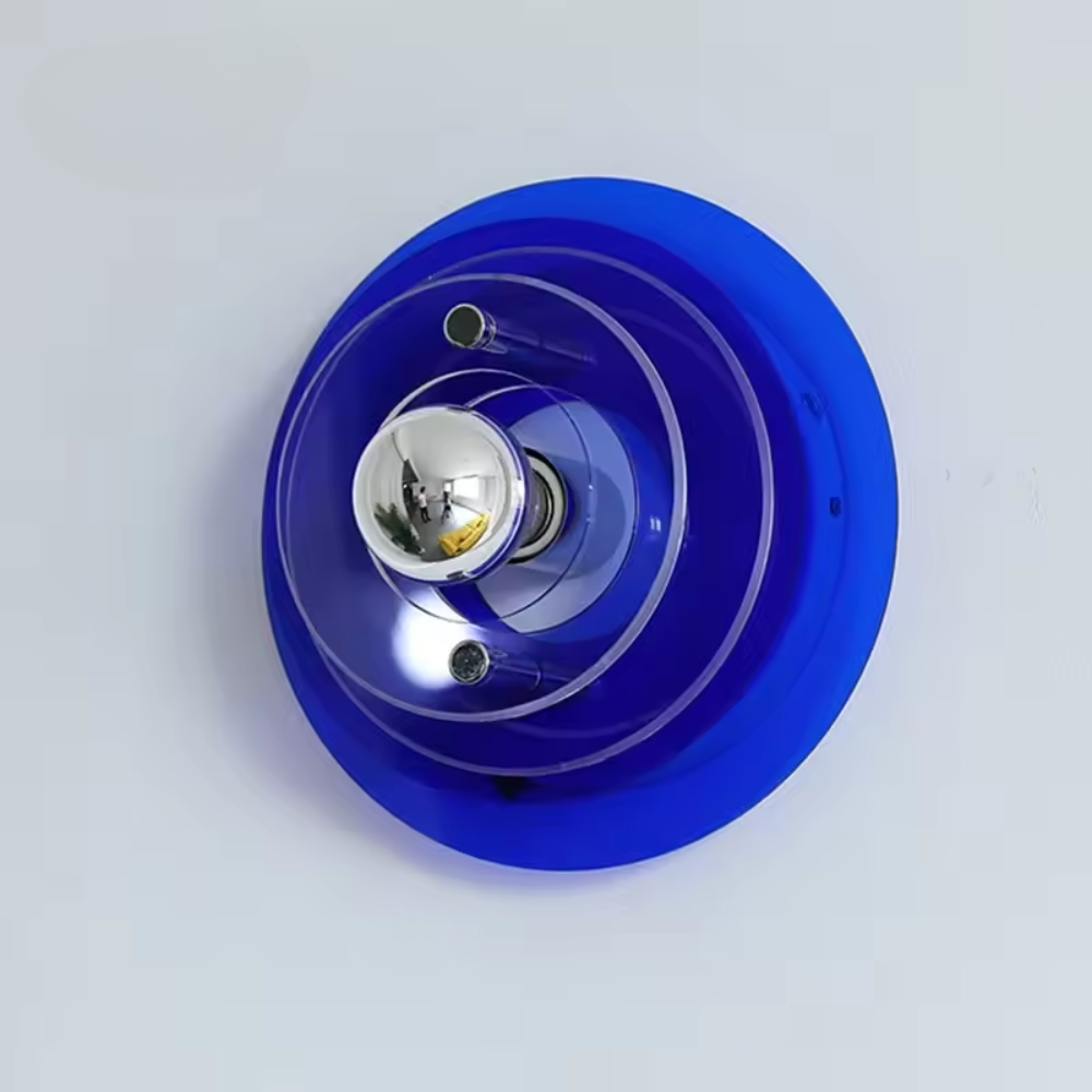 Applique murale ancienne avec éclairage LED – Luminaire décoratif coloré