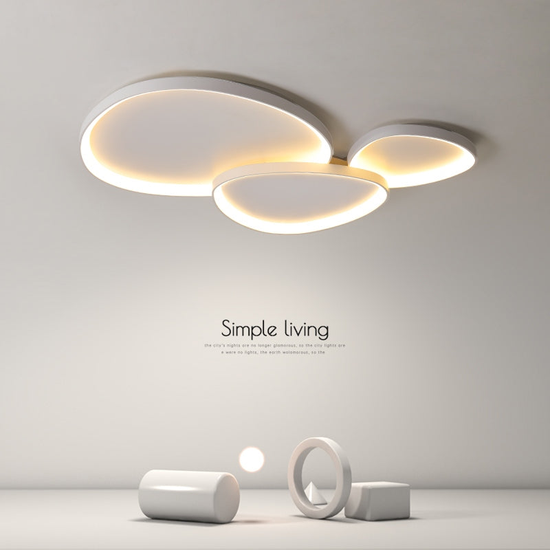 Plafonnier LED encastré avec variateur à distance et contrôle de la température de couleur pour chambre, couloir, salon – Écoénergétique