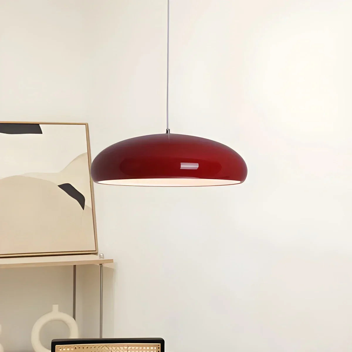Plafonnier LED à modes d'éclairage commutables pour îlots de cuisine, salles à manger et espaces de vie ouverts – Lampe de plafond ronde en métal brillant en