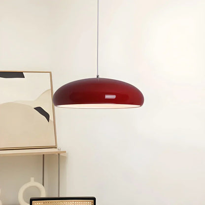 Plafonnier LED à modes d'éclairage commutables pour îlots de cuisine, salles à manger et espaces de vie ouverts – Lampe de plafond ronde en métal brillant en