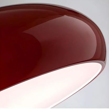 Plafonnier LED à modes d'éclairage commutables pour îlots de cuisine, salles à manger et espaces de vie ouverts – Lampe de plafond ronde en métal brillant en