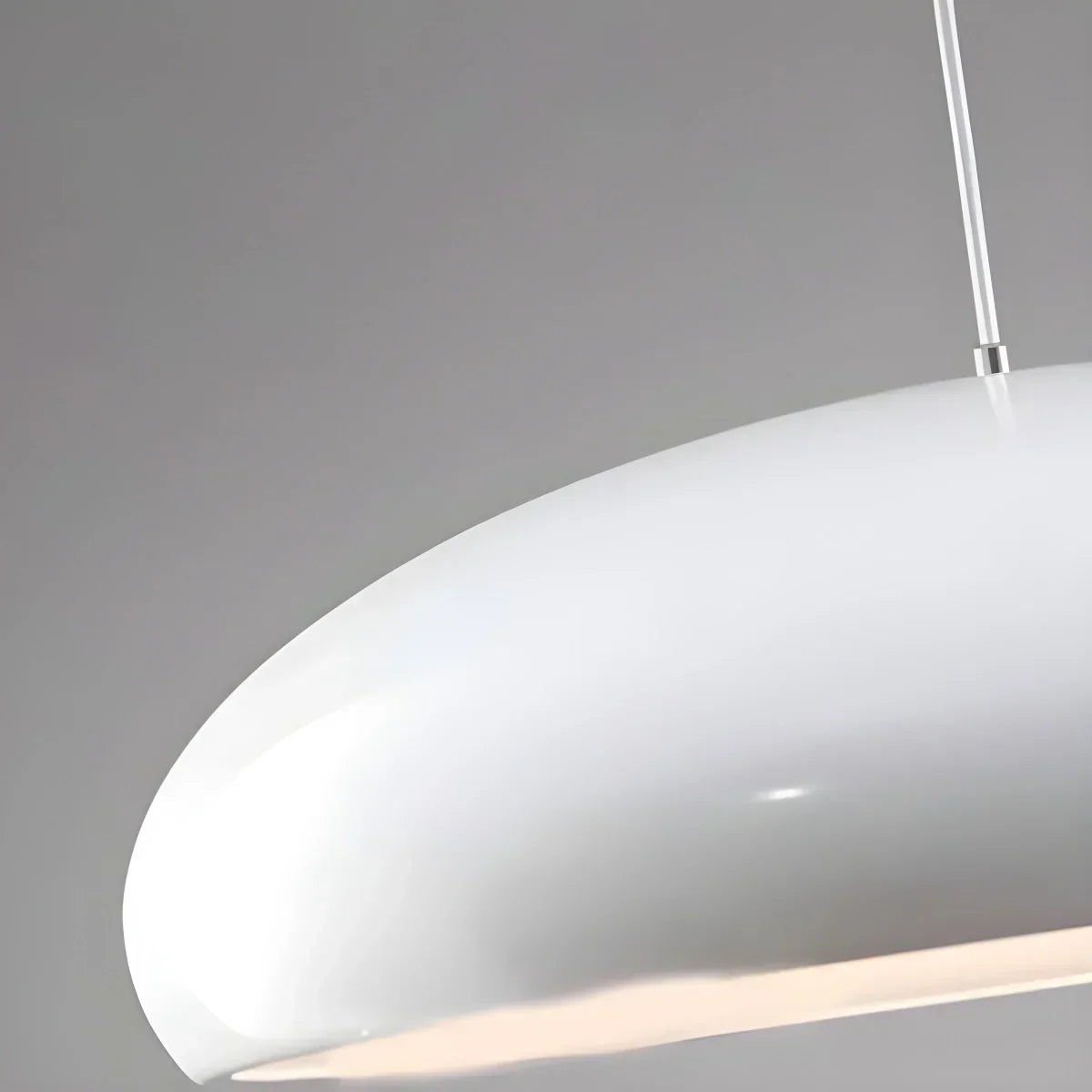 Plafonnier LED à modes d'éclairage commutables pour îlots de cuisine, salles à manger et espaces de vie ouverts – Lampe de plafond ronde en métal brillant en