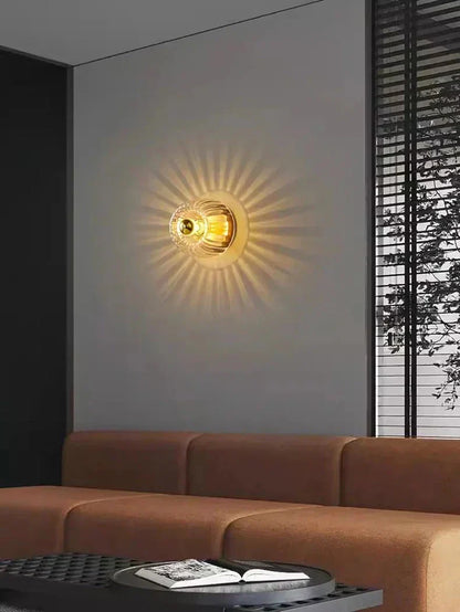 Compact Wall Sconce with Frosted Glass Shade 6.3 Inches Black Metal Modern Bedroom Hallway Lighting Fixture E14 LED Compatible Minimalist Am