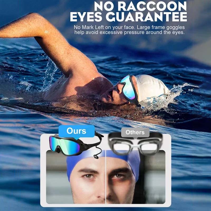 AquaVision | Lunettes de natation avec technologie antibuée | Confortables pour une vision sous-marine claire