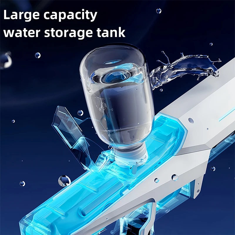 Ortekor Aqua Blaster | Electric Water Gun with Automatic Reloading Technology | Long-Range Fun for All Ages