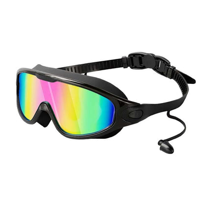 Adult Swimming Goggles with Panoramic Lens & Anti-Fog Coating – Silicone Frame for Men & Women