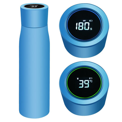 Ortekor Aquyn | UV Light Water Bottle with Smart Purification Technology | Portable Design for Safe Hydration