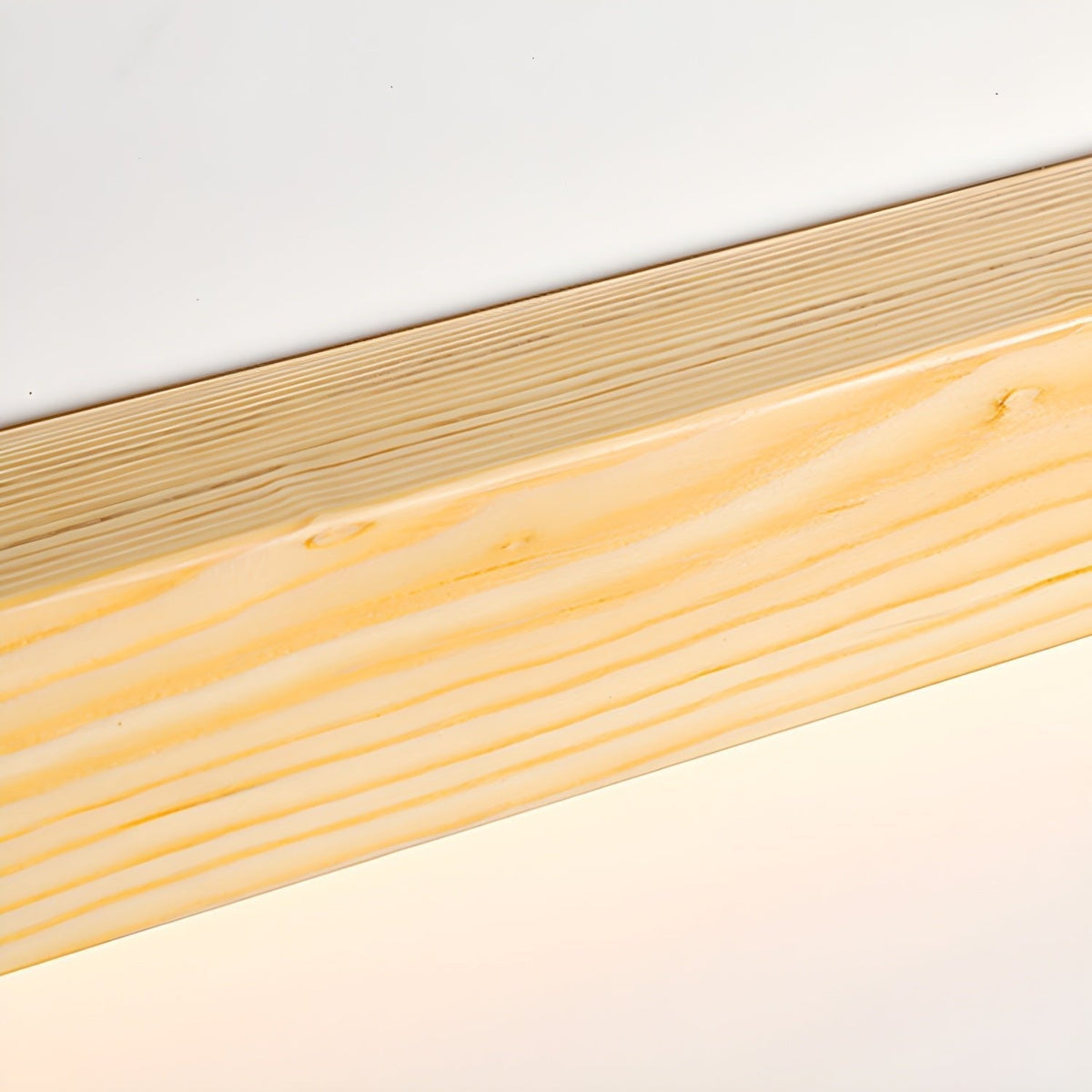 Wood Vanity Sconce 12W LED Integrated Fixture for Bathroom Mirror Hallway Entryway Indoor Low-Profile Contemporary Lighting Matte Acrylic Di