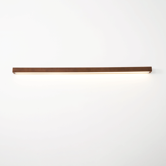 Applique murale de salle de bain en bois, luminaire LED intégré de 12 W pour miroir, couloir, entrée, éclairage intérieur contemporain à profil bas avec diffuseur en acrylique mat