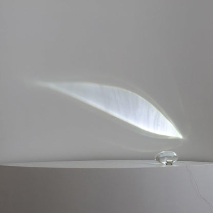 LED Desk Lamp Chrome Oval Crystal Glass 6.3 in Adjustable Color Temperature 3000K 4000K 6000K Bedside Accent Light for Bedroom Living Room O