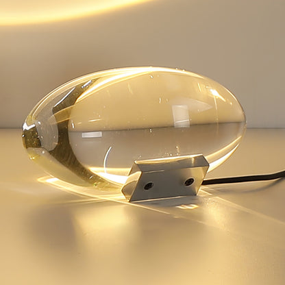 Eye-Projection Crystal Table Lamp with 3 LED Light Modes – Modern Accent Light for Bedroom & Living Room