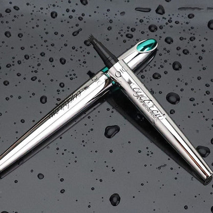 Four-Tip Eyebrow Pen Hair-Like Strokes Smudge-Proof Long-Wear Natural Brow Definer Tool for Sparse Thin Patchy Brows Women Daily Makeup