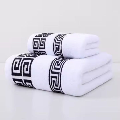Aurelia Towel Set - Cotton Bath Towel Sets, Durable Terry Weave, 2 Pieces