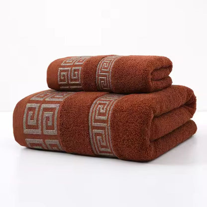 Aurelia Towel Set - Cotton Bath Towel Sets, Durable Terry Weave, 2 Pieces