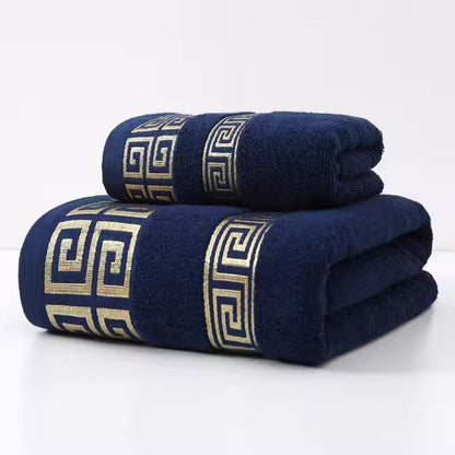 Aurelia Towel Set - Cotton Bath Towel Sets, Durable Terry Weave, 2 Pieces