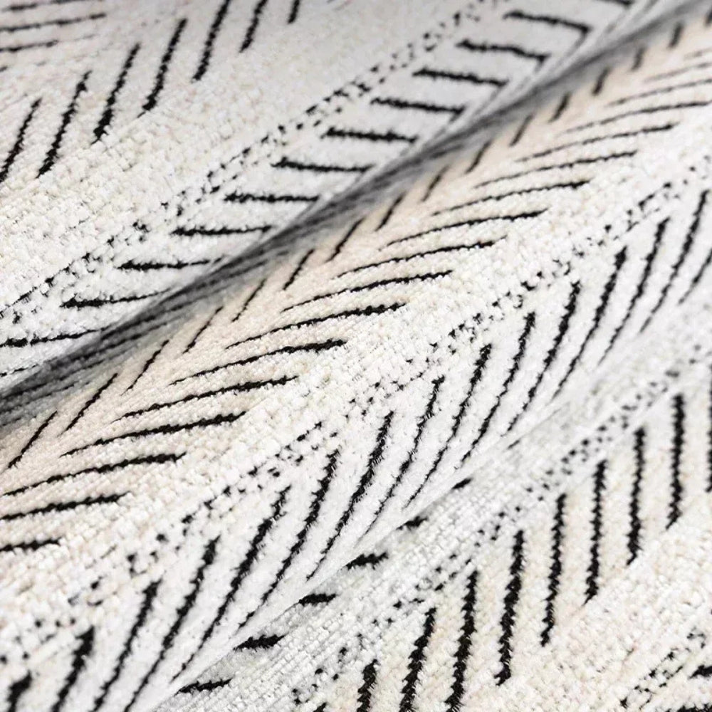 Textured Throw Blanket with Scalloped Edge for Couch, Sofa & Bed – Soft Woven Cotton Blend – Non-Slip Breathable Cover for Living Room &