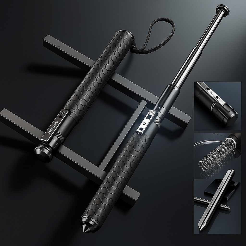 Telescoping Support Cane with One-Touch Release Button – Lightweight Aluminum Walking Aid for Balance & Mobility