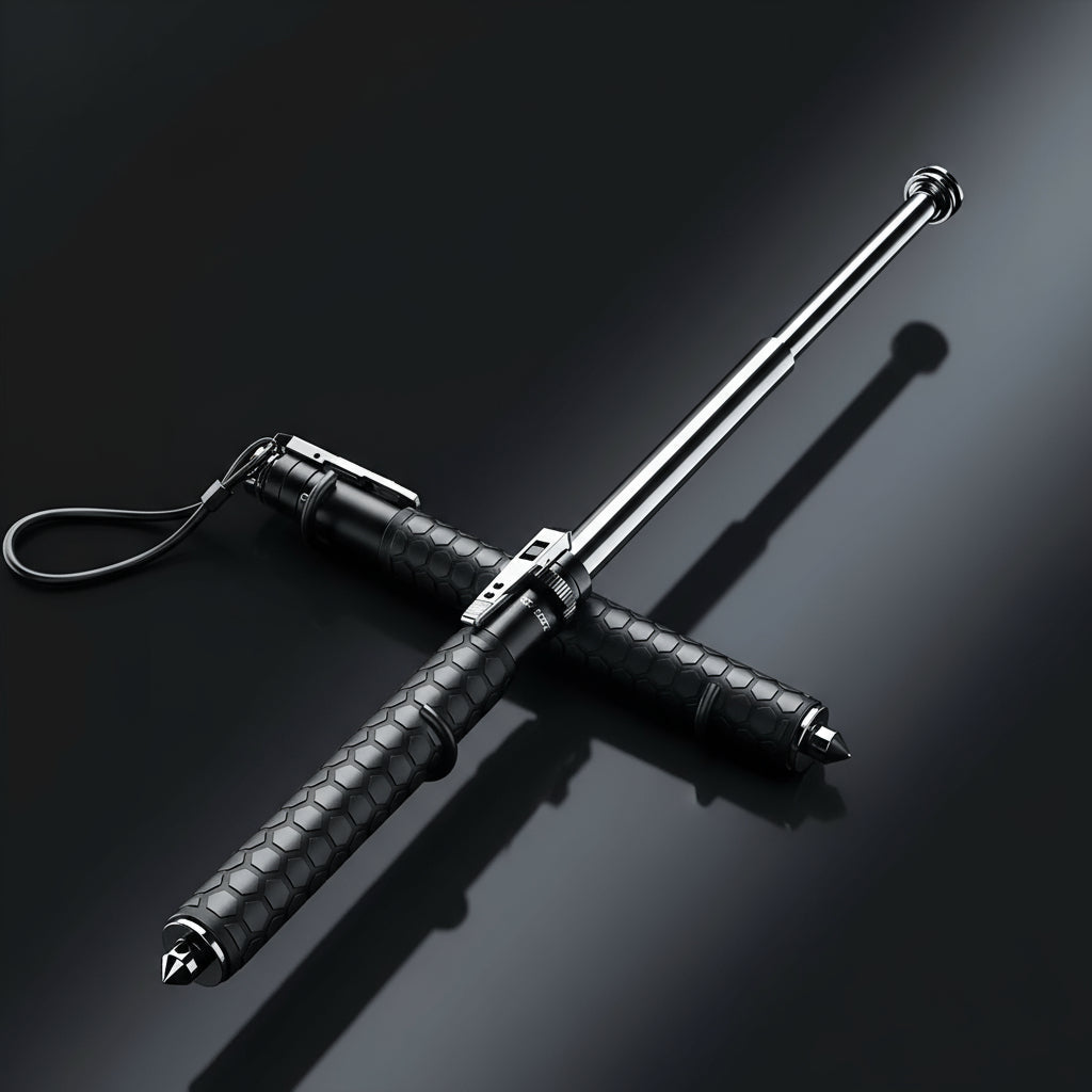 Telescoping Support Cane with One-Touch Release Button – Lightweight Aluminum Walking Aid for Balance & Mobility
