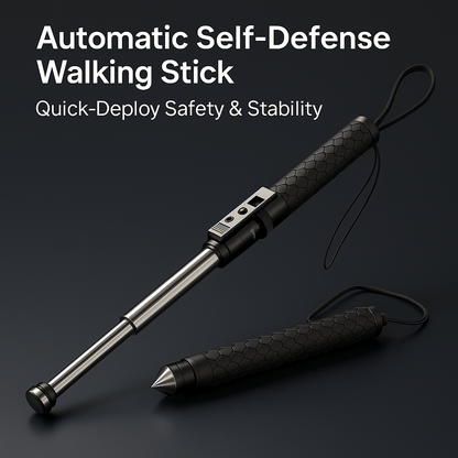 Telescoping Support Cane with One-Touch Release Button – Lightweight Aluminum Walking Aid for Balance & Mobility