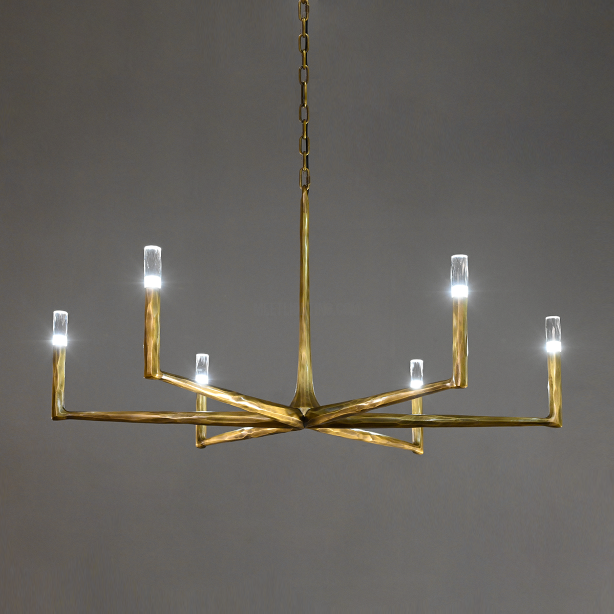 Handcrafted Metal Circle Chandelier Statement Lighting for Dining Room & Foyer 36-72 Inch
