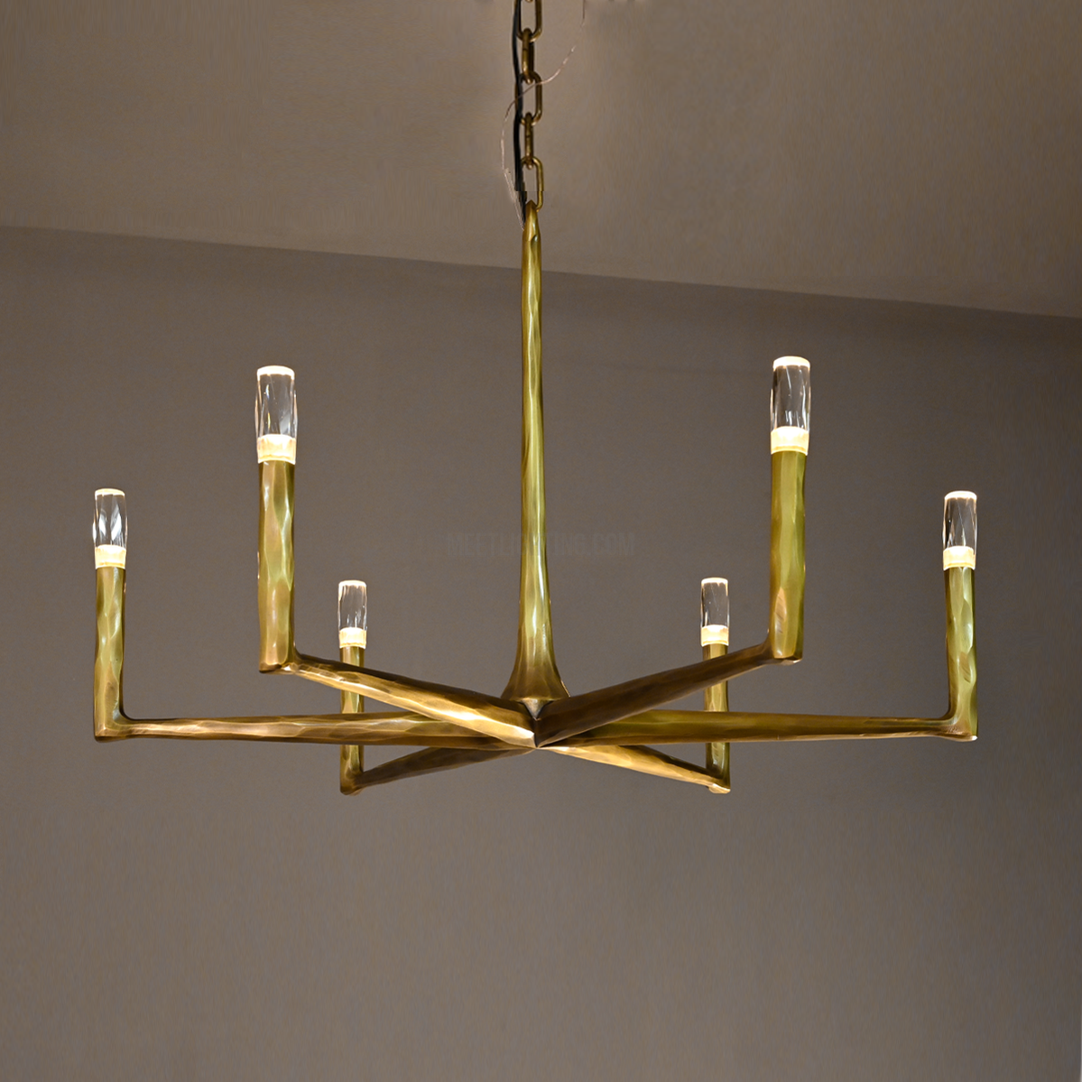 Handcrafted Metal Circle Chandelier Statement Lighting for Dining Room & Foyer 36-72 Inch