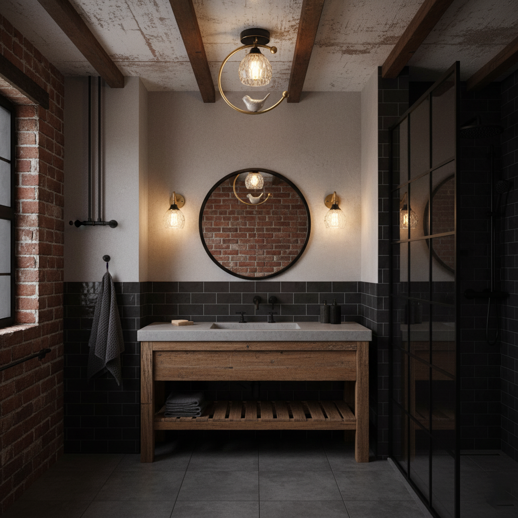 AvianGlow | Charming Elegant Ceramic Ceiling Light Fixture