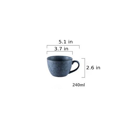 Azur Stoneware Ceramic Dinnerware – Vintage Ash Gray Design for Elegant Dining