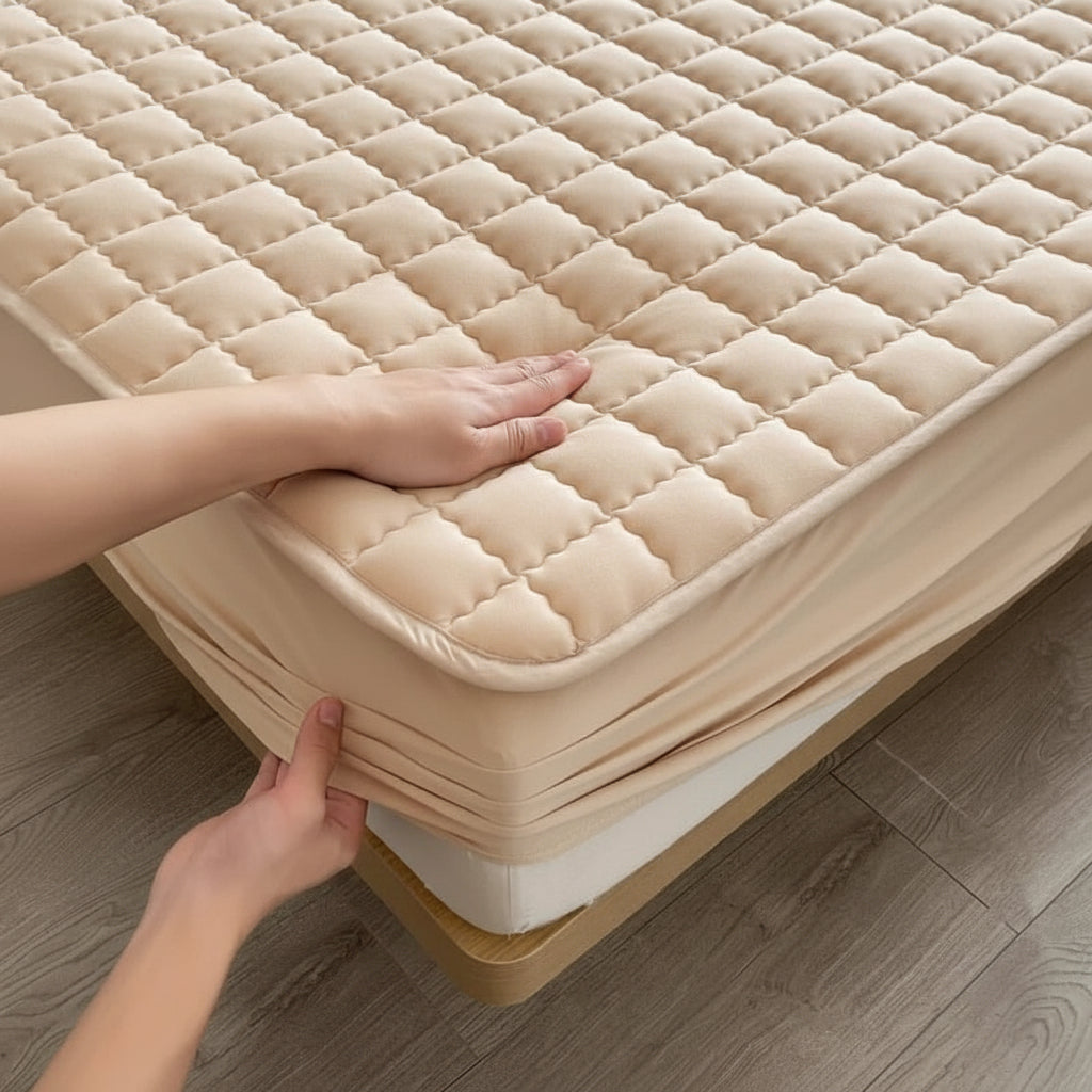 Ortekor Comfort Shield | Waterproof Mattress Protector with Breathable Fabric | Soft Cover for Clean Sleep