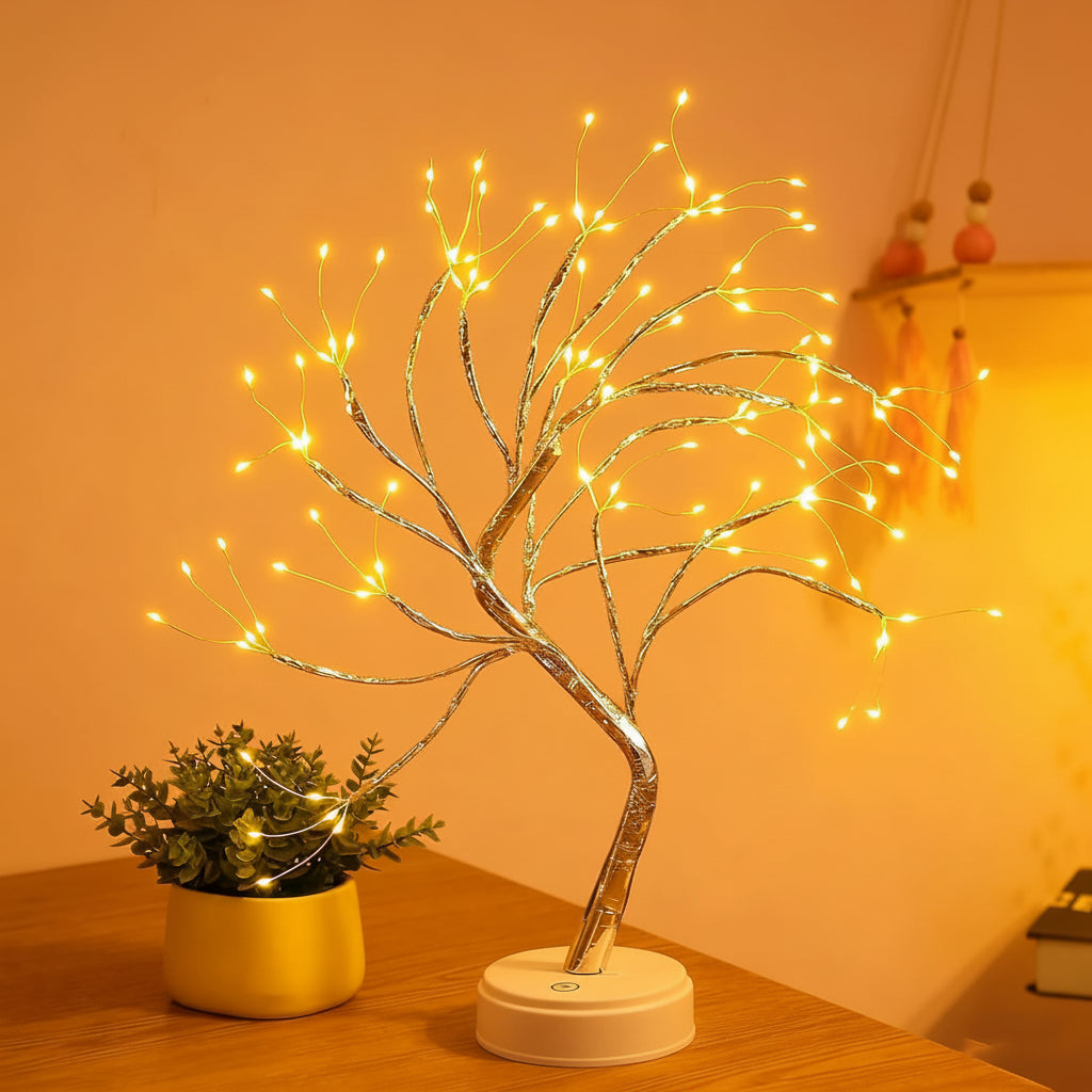 Bonsai Tree | LED Table Lamp with Warm Glow | Nature-Inspired Decor for Cozy Atmosphere