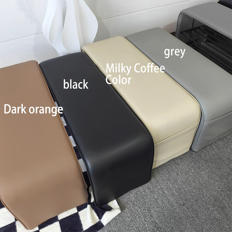 Upholstered Seating Bench 39 in Faux Leather Carbon Steel Frame Hallway Bedroom Furniture Accent Stool for Entryway Living Room Armless Gues