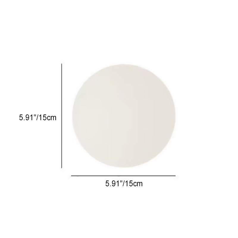 Glass Sconce Modern White Light Fixture 6 Inch G9 Socket Hardwired for Bedroom Hallway Bathroom Indoor Ambient Lighting 110V-120V Compact De