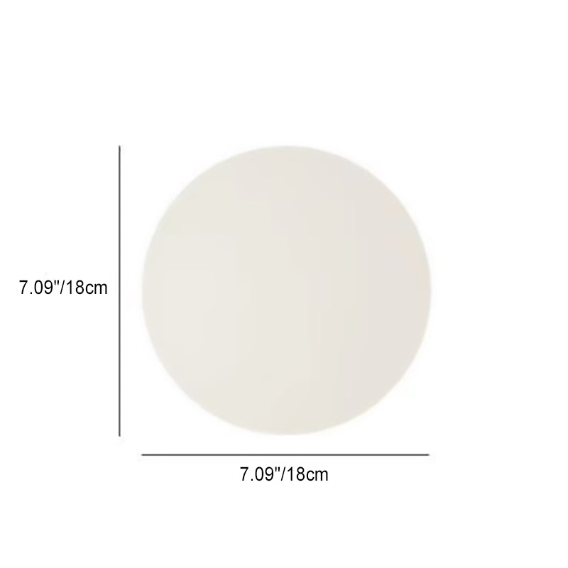 Glass Sconce Modern White Light Fixture 6 Inch G9 Socket Hardwired for Bedroom Hallway Bathroom Indoor Ambient Lighting 110V-120V Compact De