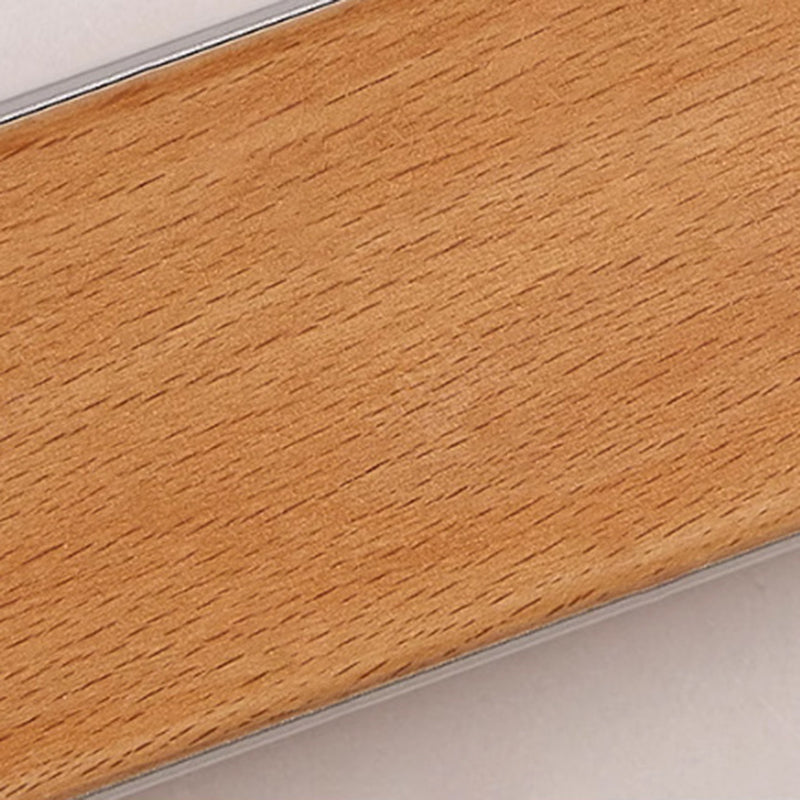 Minimalist Wooden LED Vanity Light Bar - Slim Profile Hardwired Bathroom Mirror Lighting for Modern Spaces
