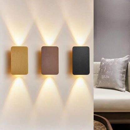 6W LED Metal Sconce for Entryways & Cozy Spaces – Hardwired Modern Fixture in Black, Gold, Coffee & Gray