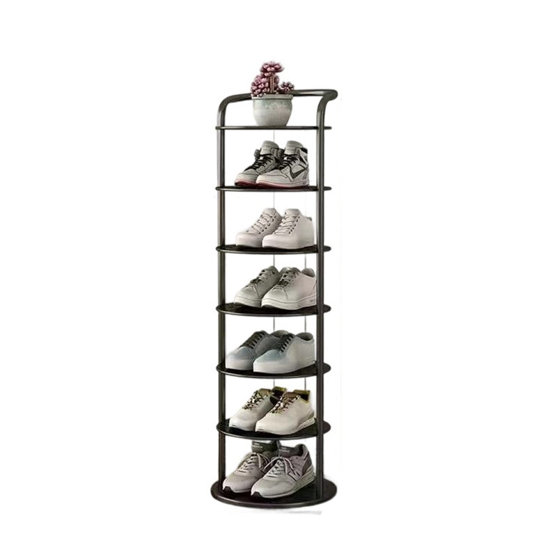 Round Multi-Tier Vertical Shoe Organizer Stand – Space-Saving Entryway & Closet Storage Rack for Bedroom, Hallway & Wardrobe – Slim