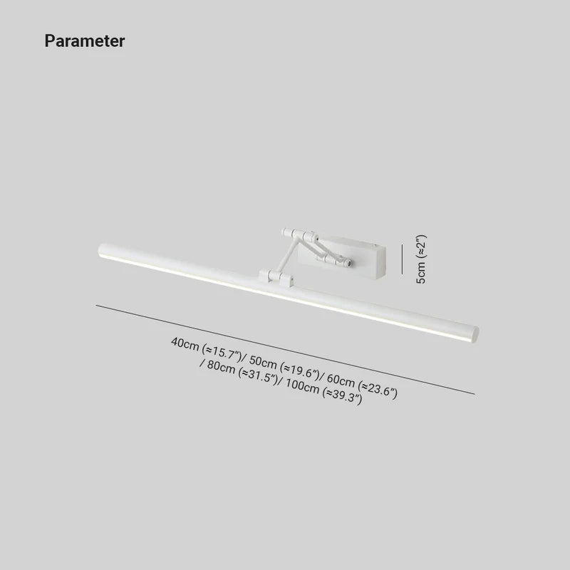 LED Vanity Light Fixture with 3 Color Modes for Bathroom Mirror 39 in Black Wall Mount IP44 Rated Modern Linear Lighting Bar for Makeup Groo