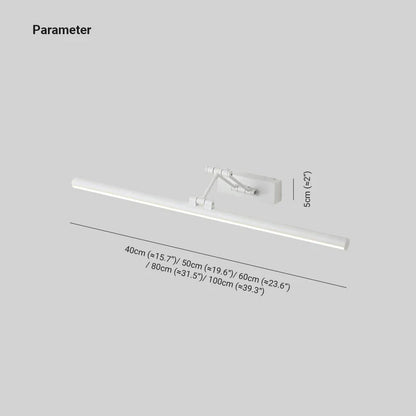 LED Vanity Light Fixture with 3 Color Modes for Bathroom Mirror 39 in Black Wall Mount IP44 Rated Modern Linear Lighting Bar for Makeup Groo