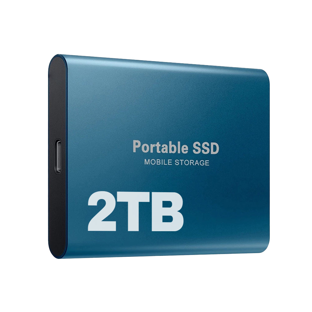 Portable External SSD Drive 1050MB/s High-Speed USB-C Storage for Mac PC Laptop Desktop