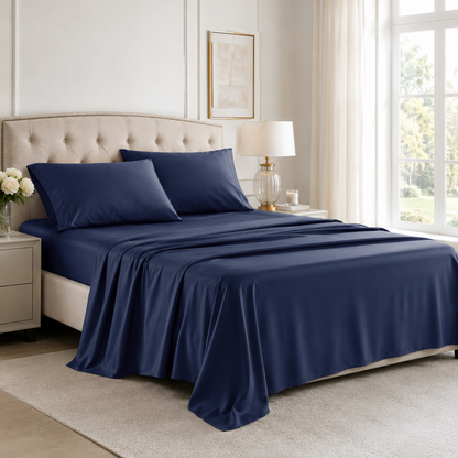 Bamboo Bliss | Bamboo Bedding Set with Cooling Technology | Soft, Breathable Sheets for Luxurious Sleep