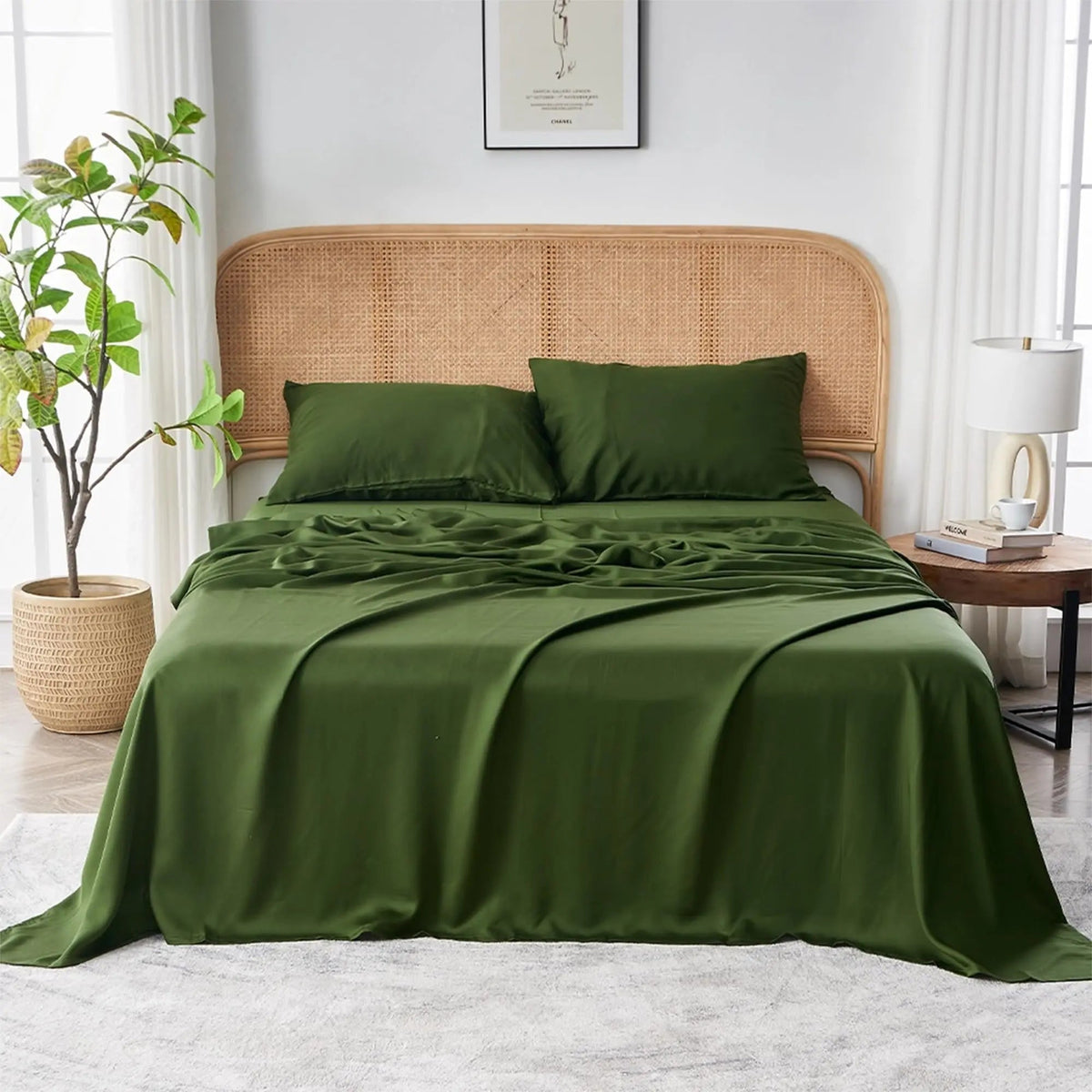 Bamboo Bliss | Organic Bamboo Sheet Set with Silky Soft Cooling Design | Breathable Bedding for Ultimate Comfort