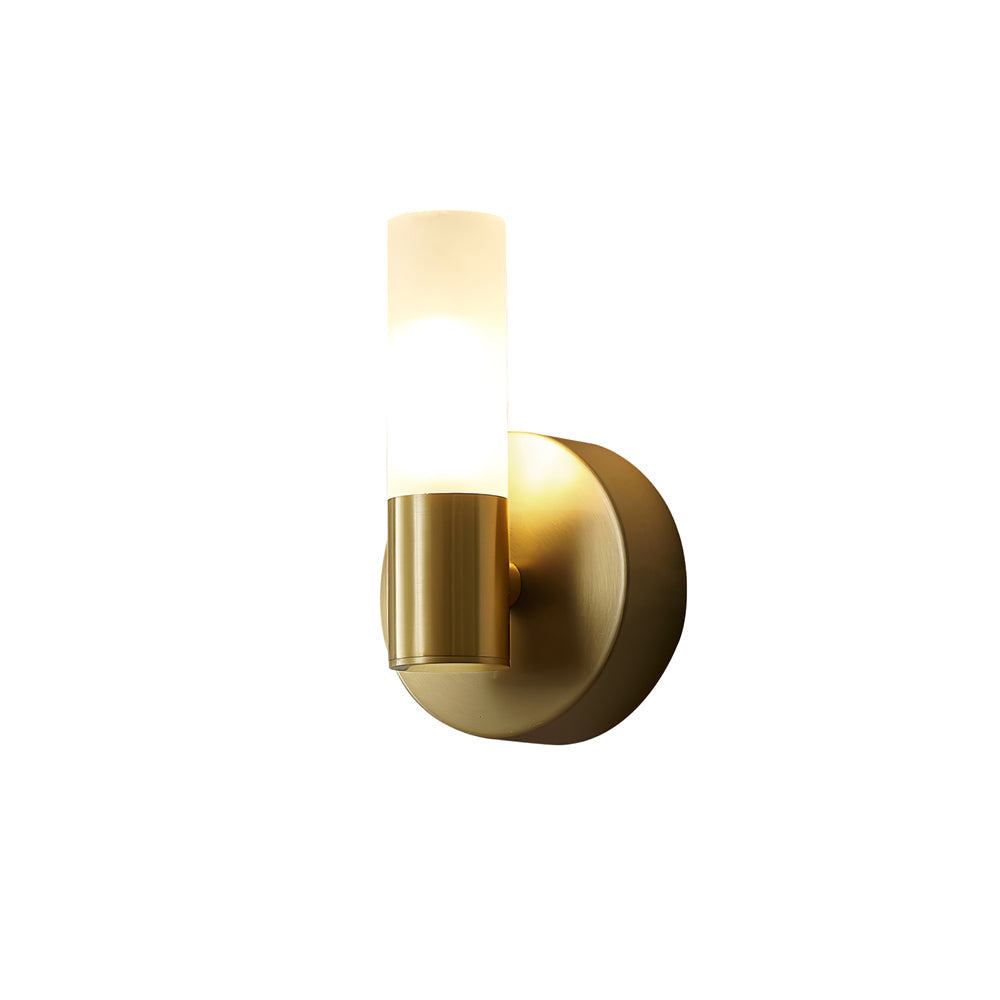 Applique murale moderne avec éclairage LED basse consommation pour chambre, couloir et salon | Luminaire d'intérieur classique en métal et verre