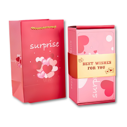 Pop-Up Surprise Gift Box with Heart Design – Multi-Layer Exploding Present for Birthdays, Anniversaries & Celebrations