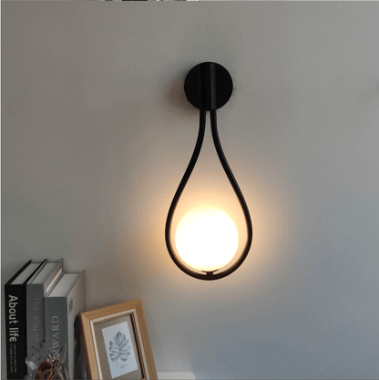 Metal Wall Sconce Minimalist Lamp Gold Black Silver Finish Hardwired Fixture Bedroom Hallway Living Room Dining Room Sconce