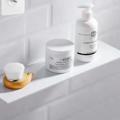 FLOATIVA – Floating No Drill Bathroom Wall Shelf