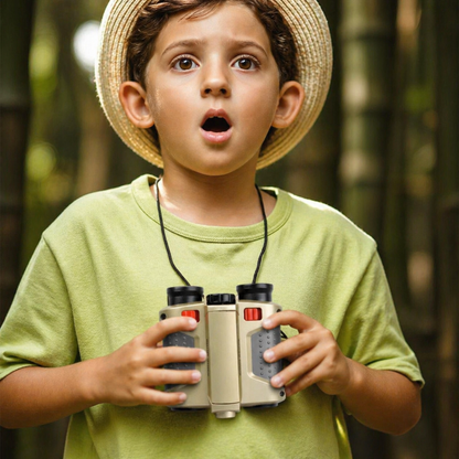 Équipement d'aventure pour enfants | Jumelles à vision nocturne avec lampe escamotable | Design compact pour l'exploration en plein air