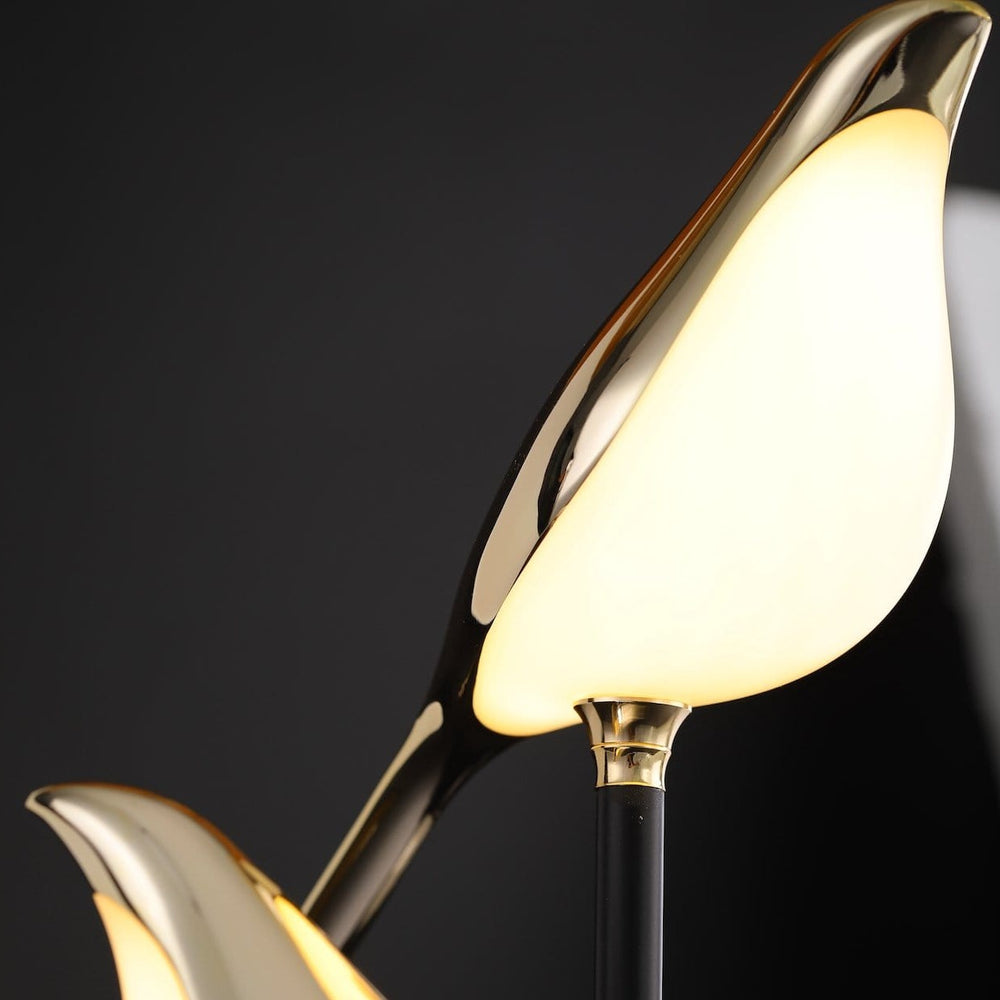 Metal Bird Wall Sconce LED Fixture Gold Decorative Light for Living Room Bedroom Hallway Modern Home Accent Lighting