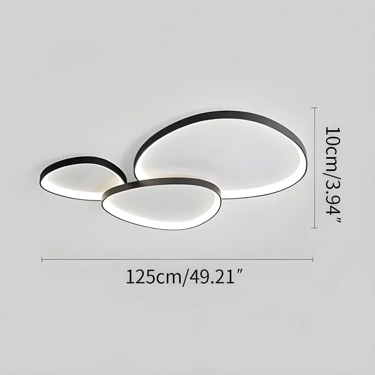 Plafonnier LED encastré avec variateur à distance et contrôle de la température de couleur pour chambre, couloir, salon – Écoénergétique