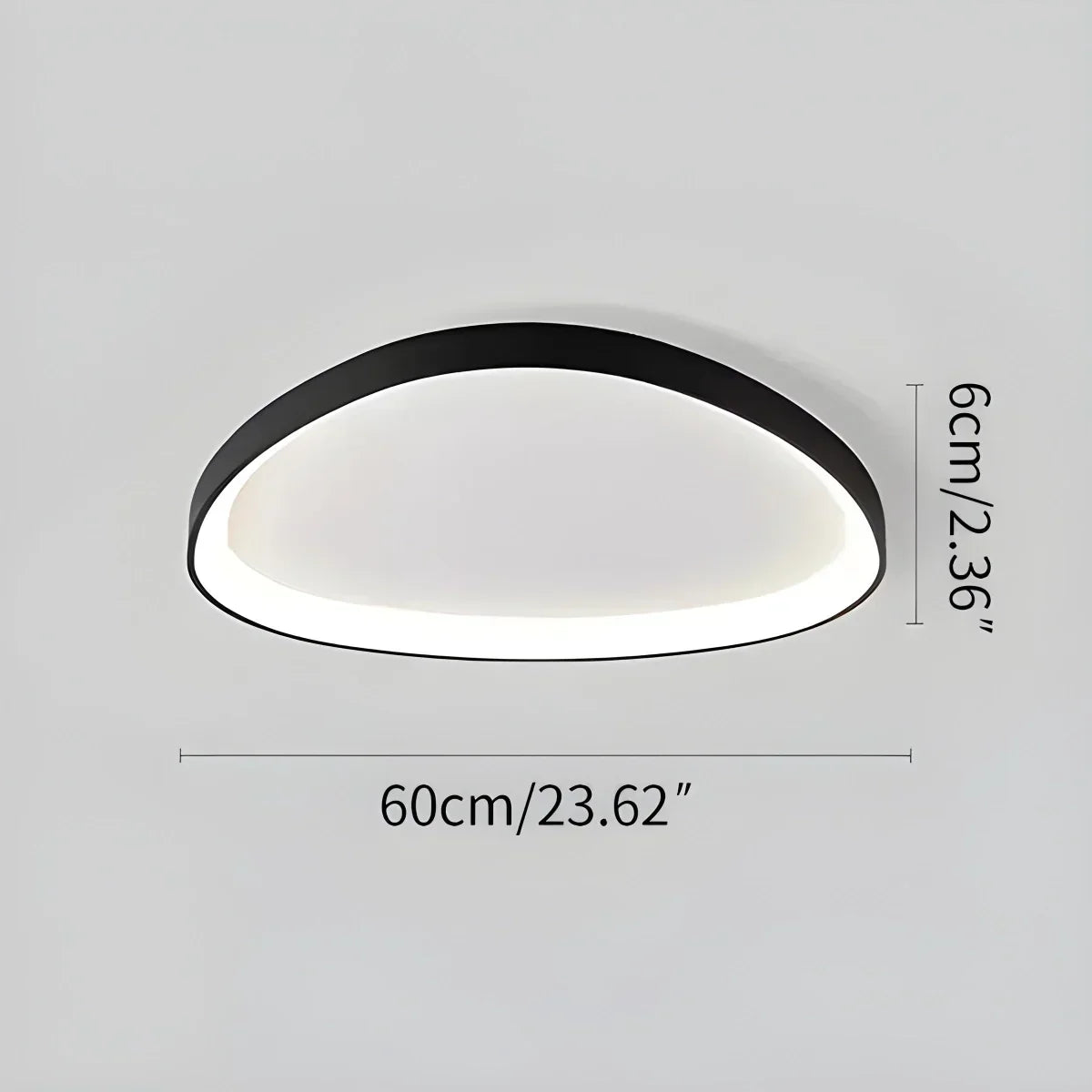 Plafonnier LED encastré avec variateur à distance et contrôle de la température de couleur pour chambre, couloir, salon – Écoénergétique