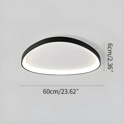 Plafonnier LED encastré avec variateur à distance et contrôle de la température de couleur pour chambre, couloir, salon – Écoénergétique