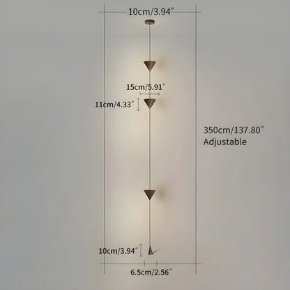 Lampadaire télescopique à LED chaude, hauteur réglable jusqu'à 3,5 mètres, colonne lumineuse verticale moderne et minimaliste pour chambre, salon, bureau à domicile, ambiance